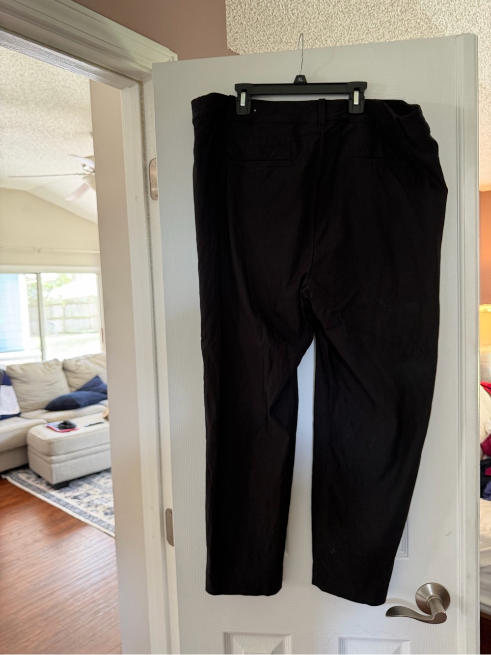 Lane Bryant Black Ankle-Length Cropped Pants